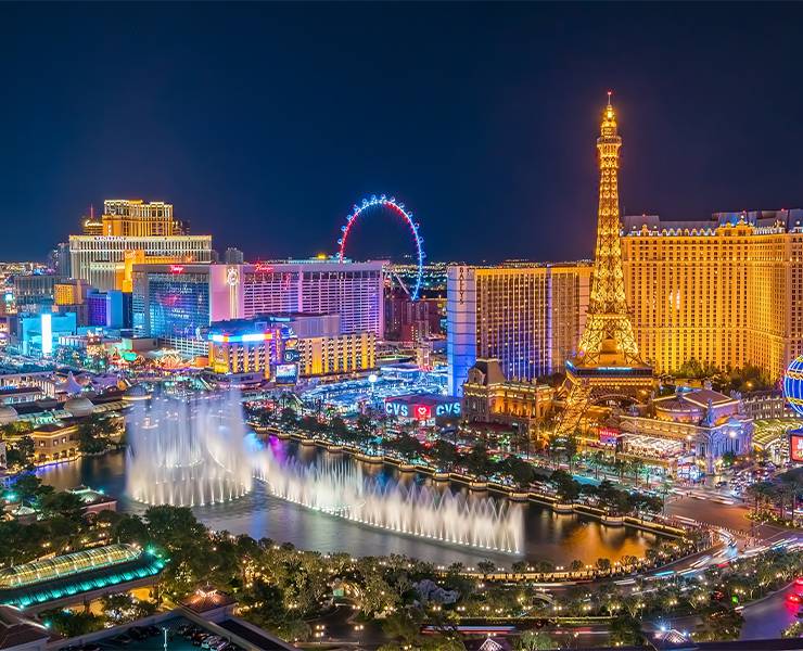 LAS VEGAS RECORDS A FALL OF 61.4% IN REVENUES